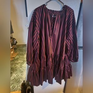 Marques Almeida Smocked Tiered oversized dress